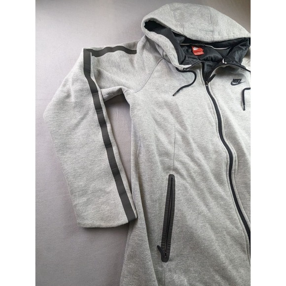 Nike Tech Women's Aeroloft Parka Goose Down Heather Gray Black Large (MSRP $250) - Picture 6 of 16